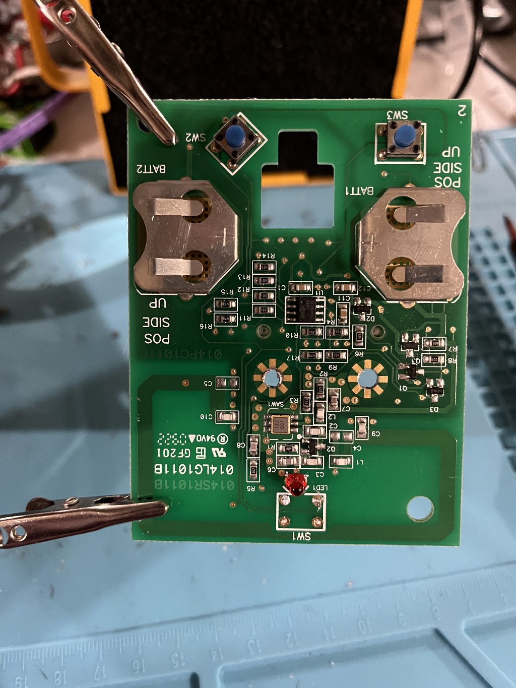 Desoldering SW1