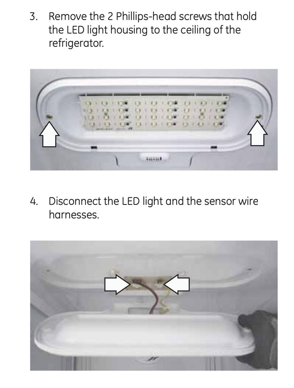 Picture with removing lighting assembly